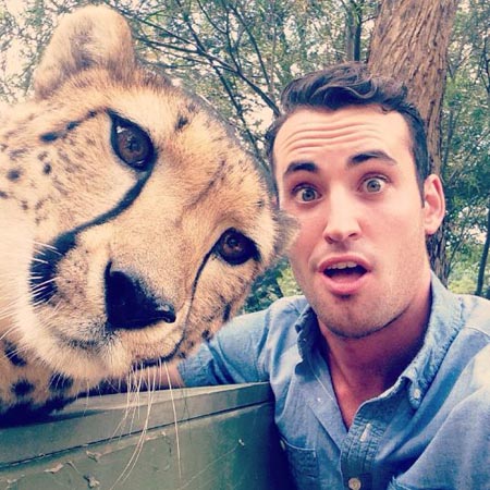 Cheetah Selfie Ghalamo